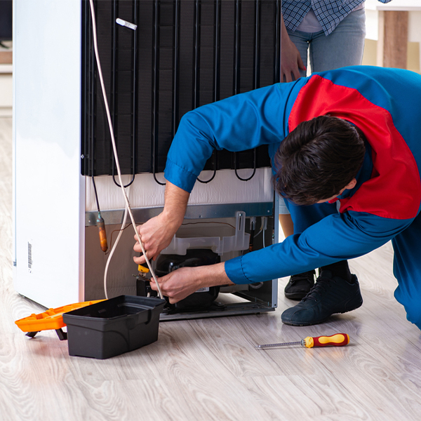 how much do you charge for refrigerator repair services in Copley Ohio